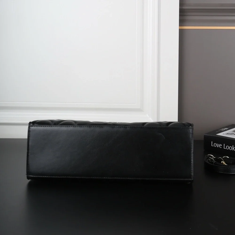 COACH Maggie Quilted Tote Bag with Decorative Cherry Charm - Picture 4 of 9